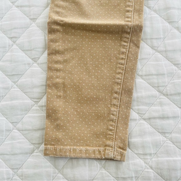 Current Elliott Jeans Stiletto Skinny Polka Dot tan Haystack Denim - Picture 4 of 10